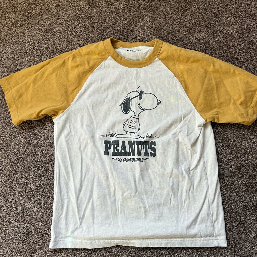 Men’s Peanuts Snoopy Baseball Tee